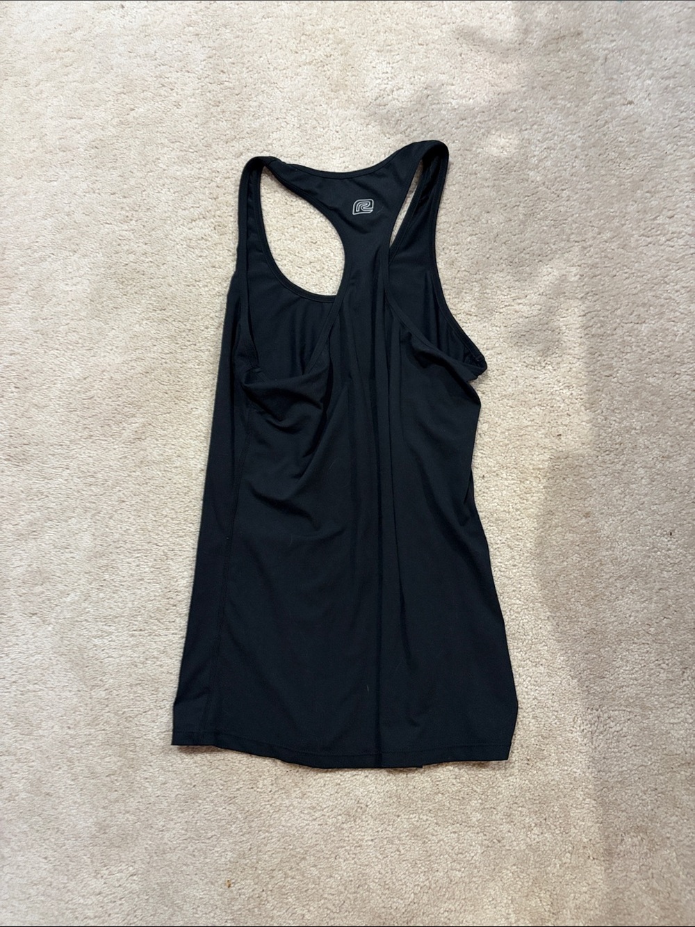 Black Racerback Athletic Tank - Picture 2 of 2